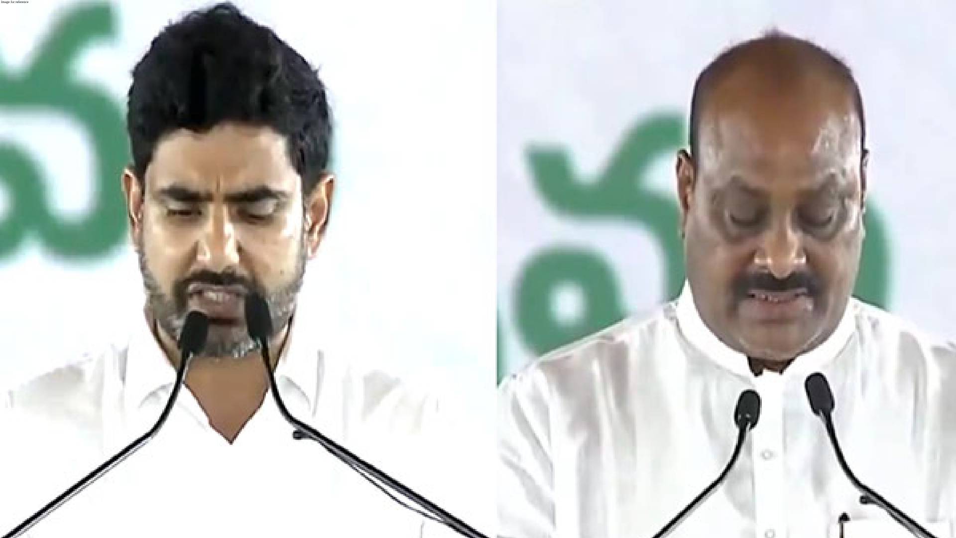 Andhra: TDP's Nara Lokesh, Atchannaidu sworn-in as ministers in Naidu Cabinet